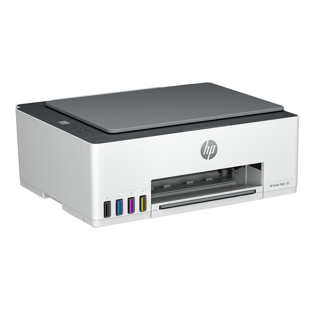 HP - Impresora Multifuncional Inyección a color TANK 580 Blanco/Gris 