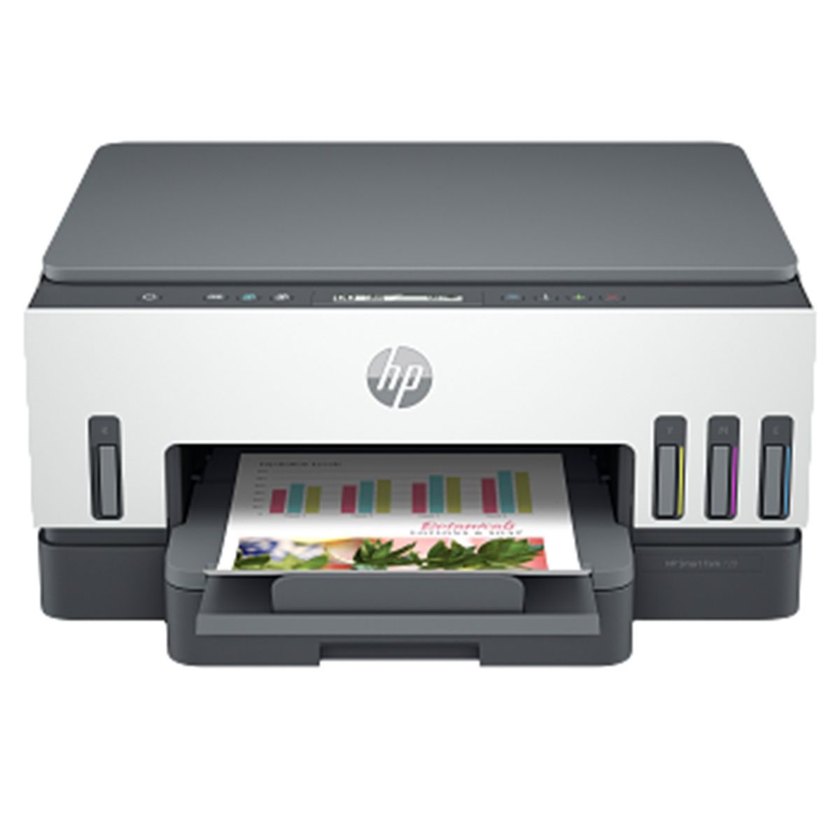 HP - Impresora Multifuncional Inyección a color TANK 720 Blanco/Gris