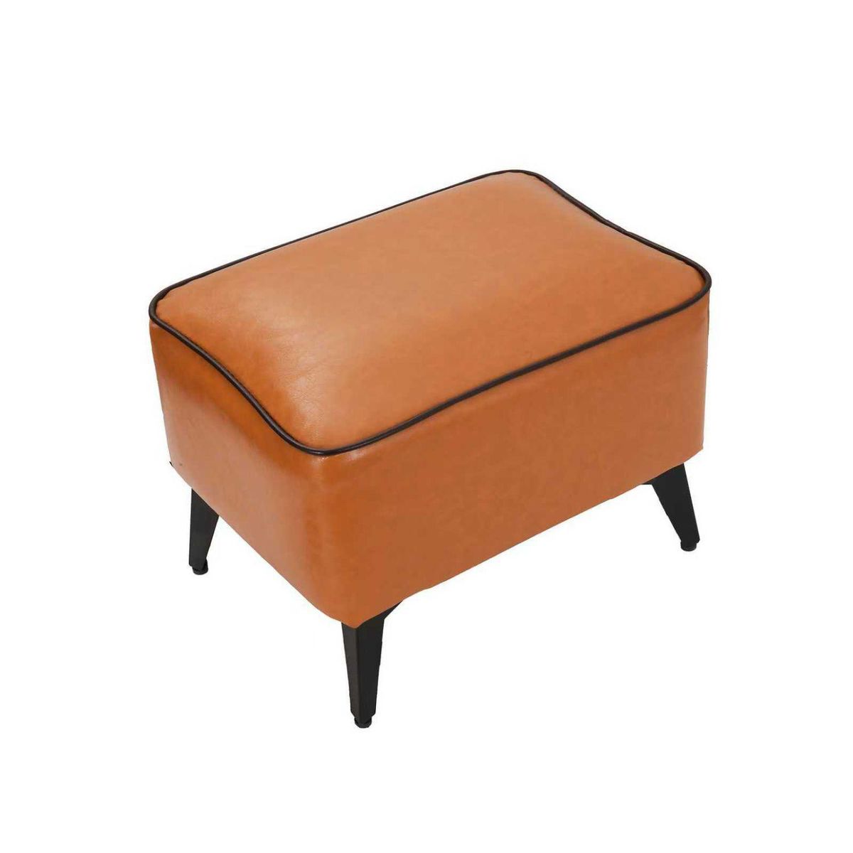 SOHOGAR - Pouf Reposapies Otomano Café 32x40x32 cm