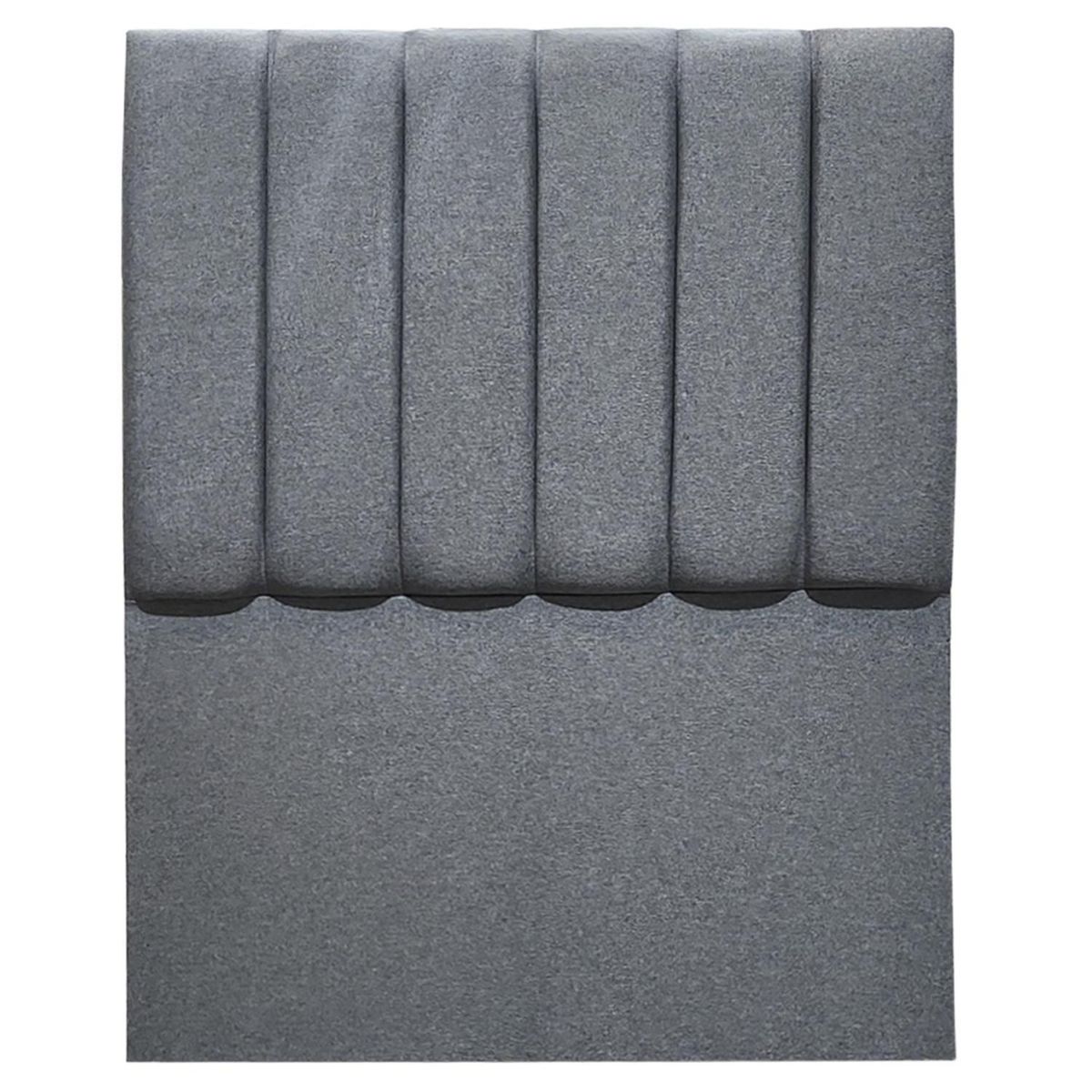 ILLUSIONS - Respaldo de Cama 1 plaza Forest Gris