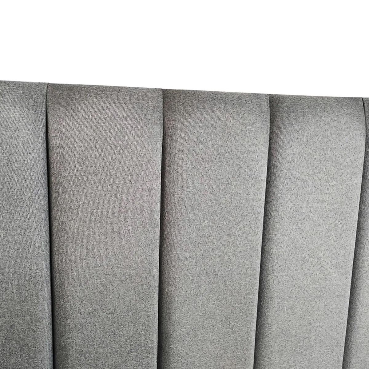 ILLUSIONS - Respaldo de Cama 1 plaza Forest Gris