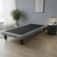 ILLUSIONS - Base Cama Europea 1.5 plazas Gris