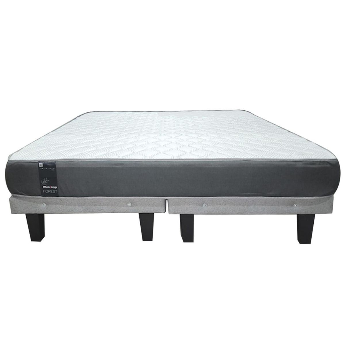 ILLUSIONS - Cama Europea King Europea Forest Gris