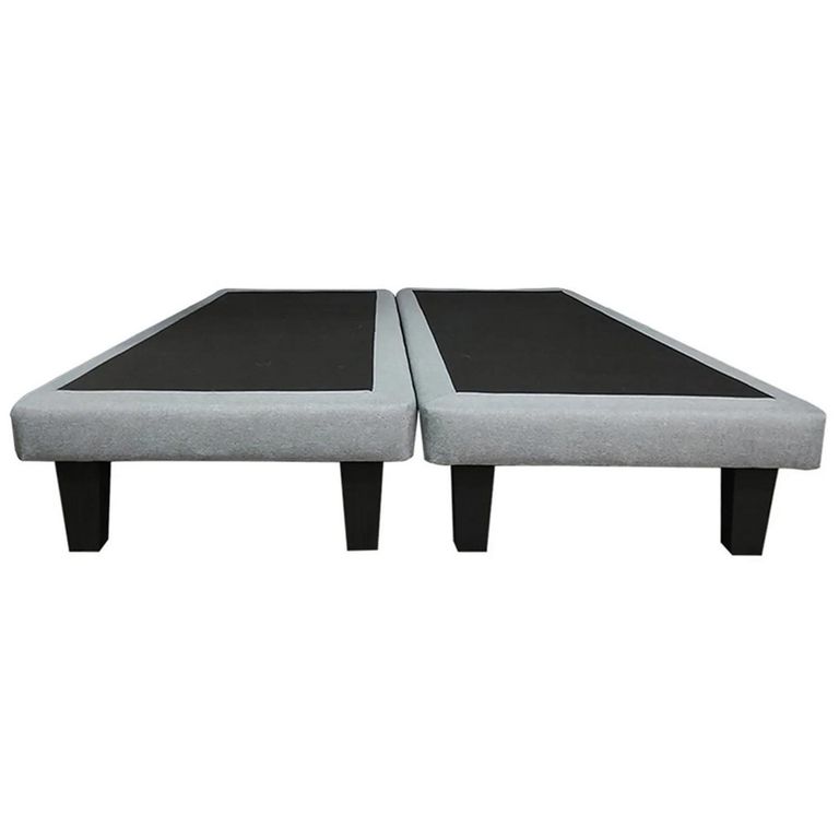 Base Cama 2 plazas Europea Forest Gris