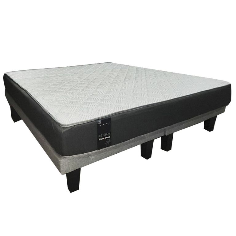 Cama 2 plazas Europea Forest Gris
