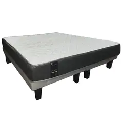 ILLUSIONS - Cama 2 plazas Europea Forest Gris