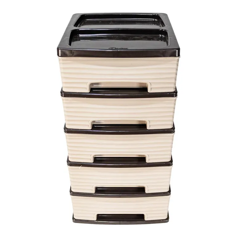 Gavetero 5 Cajón(es) 21x39x25.5 cm Gris