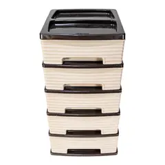 EL BARCO - Gavetero 5 Cajón(es) 21x39x25.5 cm Gris