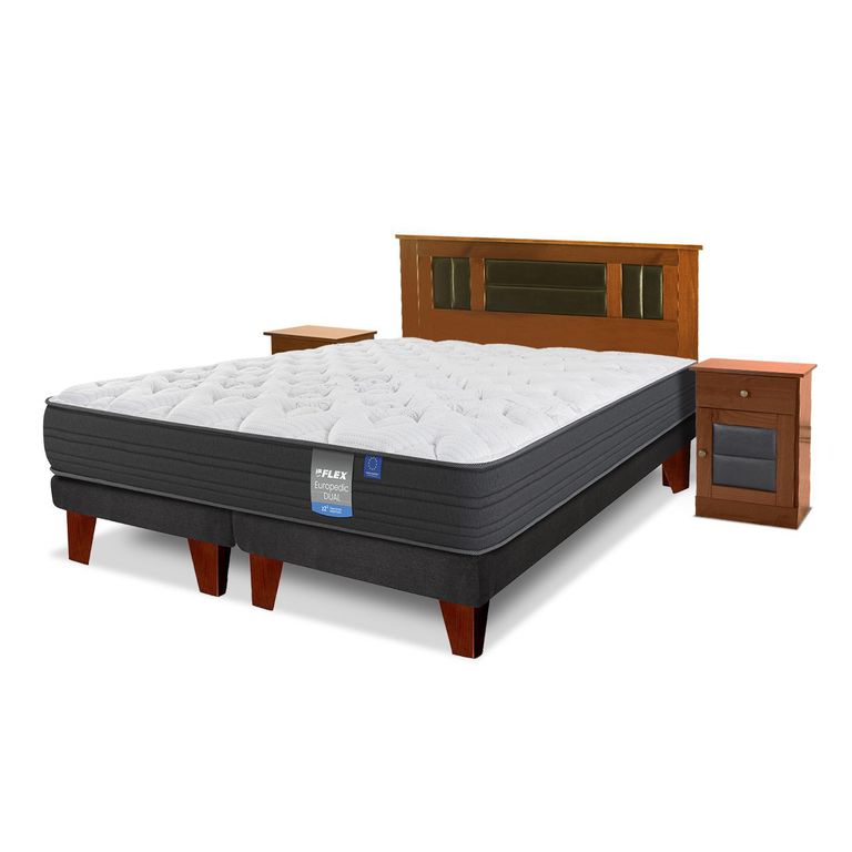 FLEX Cama 2 plazas Europea Europedic Dual