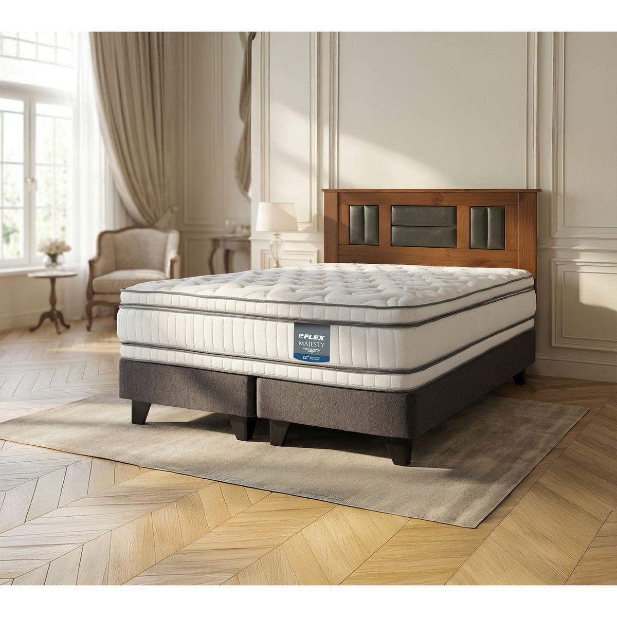FLEX - Cama 2 plazas Europea Majesty 