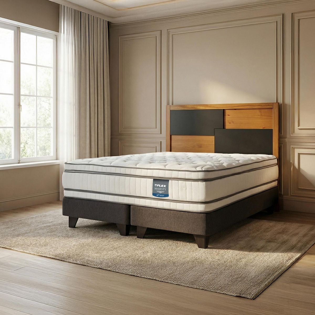 FLEX - Cama 2 plazas Europea Majesty 