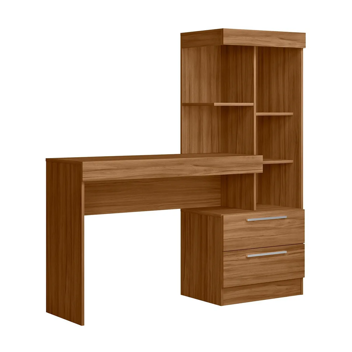 HOME MOBILI - Escritorio Orla Café Claro 131x136.8x37 cm