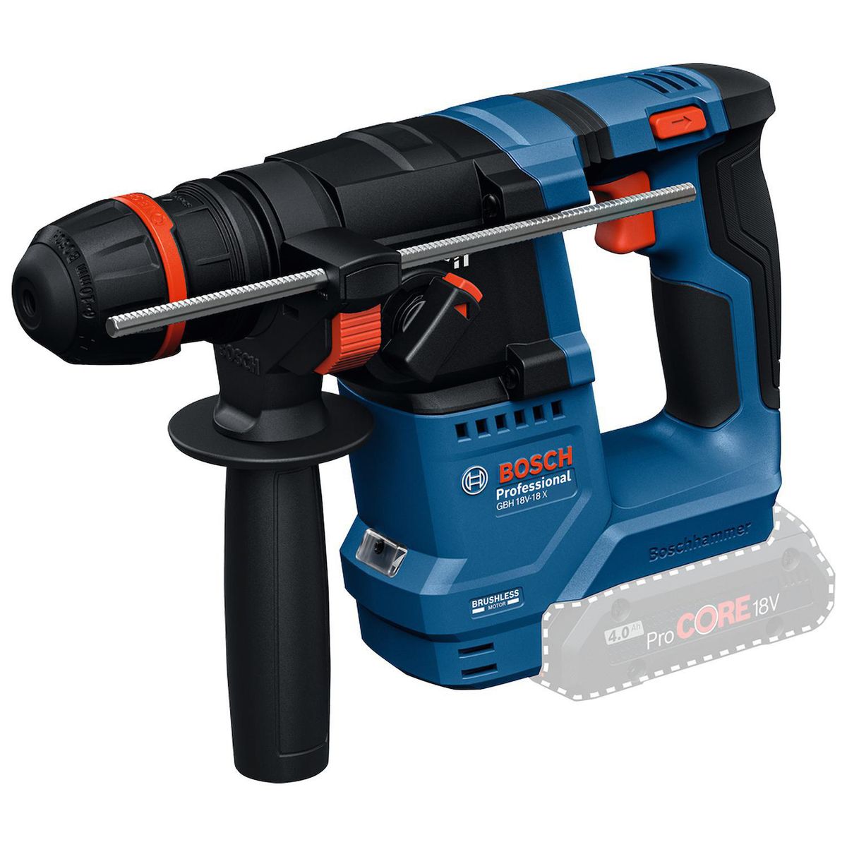 BOSCH - Martillo Inalámbrico 18V Sin Batería Ni Cargador