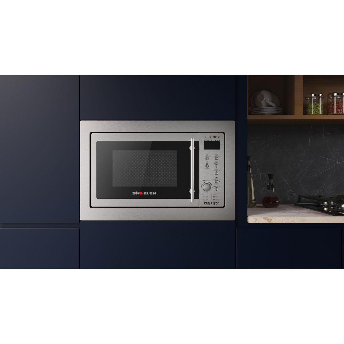 SINDELEN - Microondas Digital 26 Litros Inox MDE-26IN