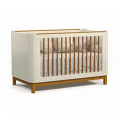 KIDSCOOL - Cuna 3 Funciones Flow Beige 86.5x76x135 cm