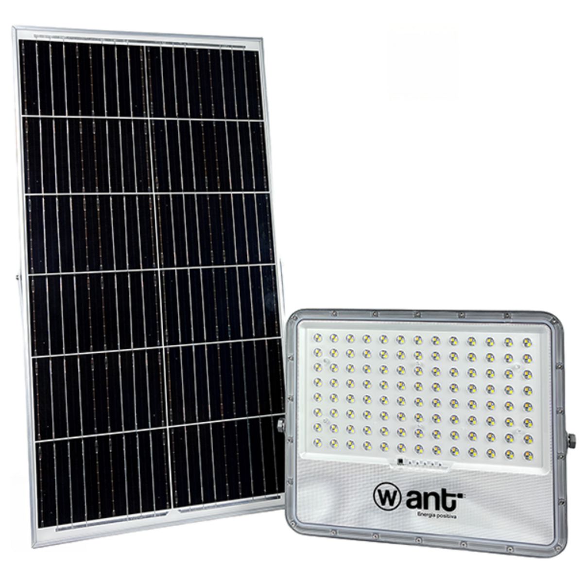 WANT - Proyector Solar IP 65 3100 lm Luz Multicolor