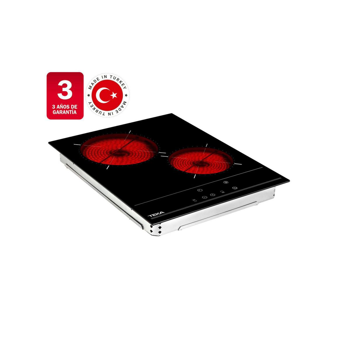 Encimera Vitrocerámica 2 Platos TBC 42300, marca TEKA - Foto 2