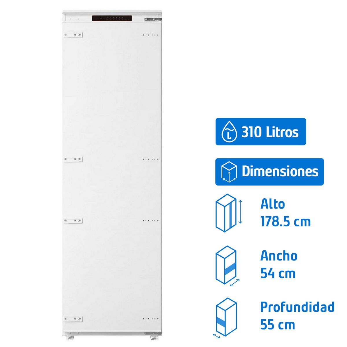 Refrigerador Single Door No Frost 310 Litros Blanco RSL73385 FI, marca TEKA - Foto Principal