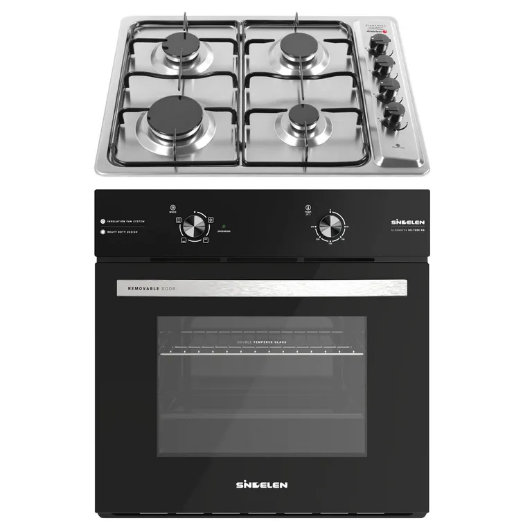 SINDELEN Kit-156 Encimera y Horno DUO CEG-4600 + HE-7000