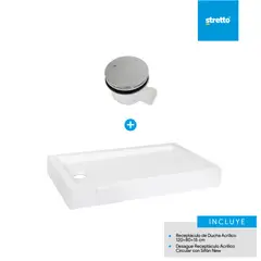 MOSAICO - Pack receptaculo Acrílico 83x139x17 cm