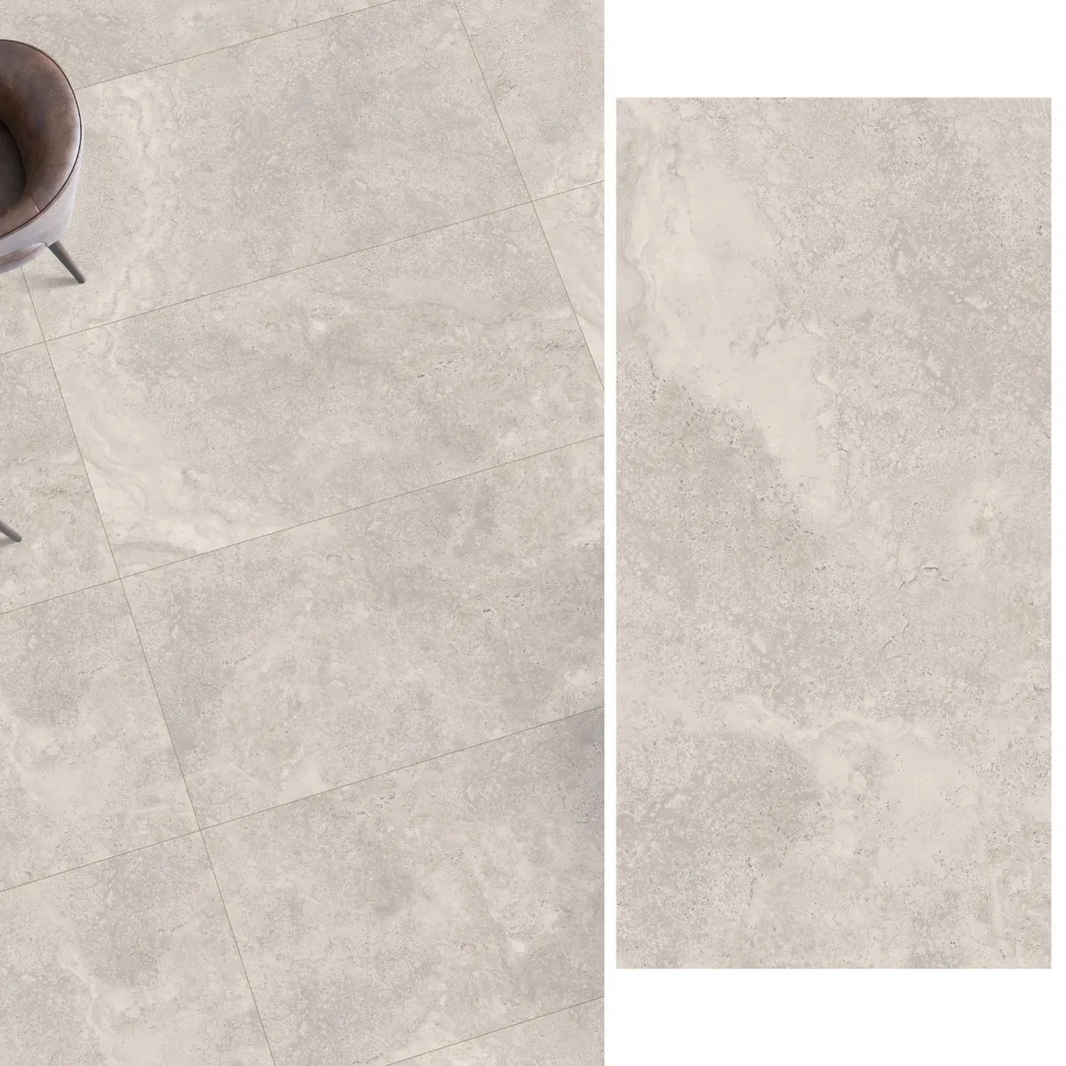 NEOX CERAMICA - Porcelanato 60x120 cm Apriko Café 1.44 m2