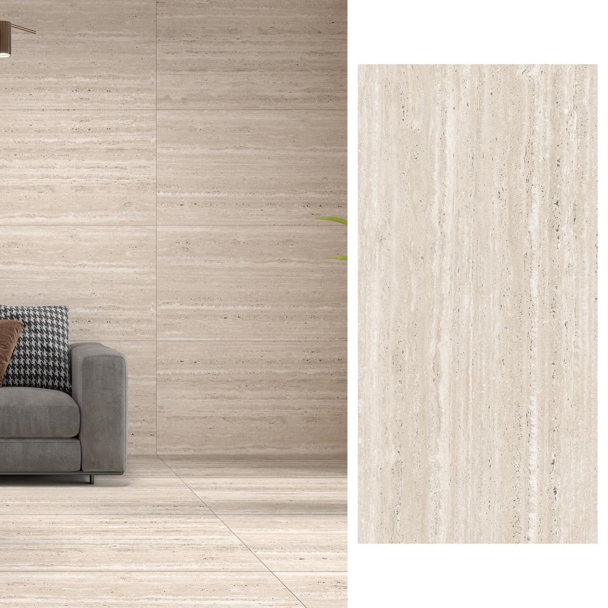 NEOX CERAMICA - Porcelanato 60x120 cm Nuvo Gris 1.44 m2