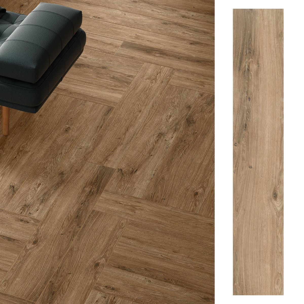 Porcelanato 20x120 cm Bricola Marrón 1.2 m2, marca NEOX CERAMICA - Foto Principal
