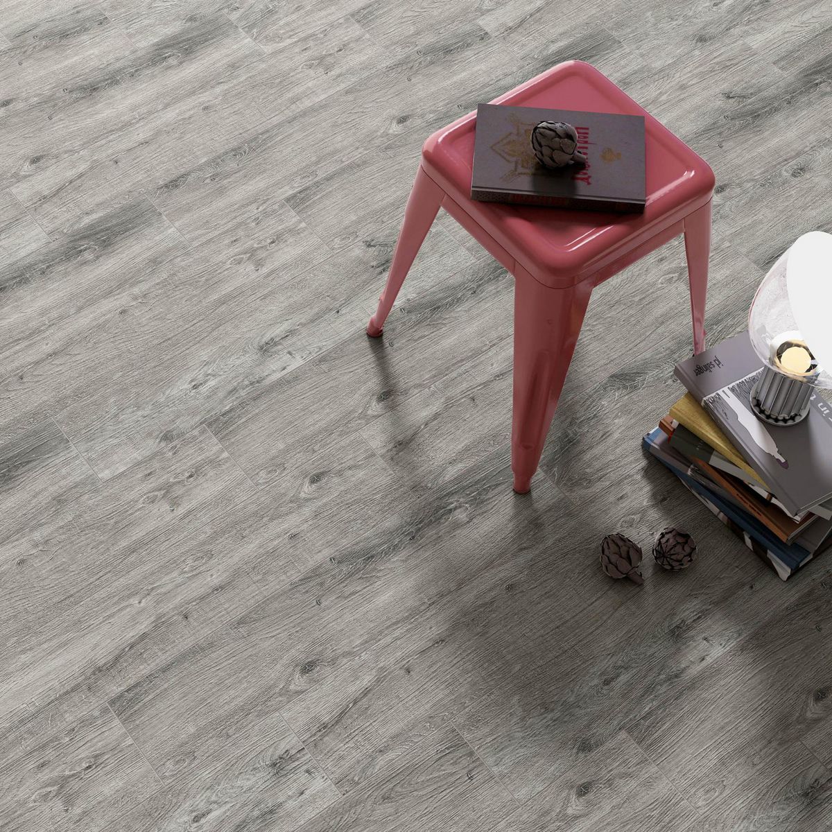 NEOX CERAMICA - Porcelanato 20x120 cm Bricola Gris 1.2 m2