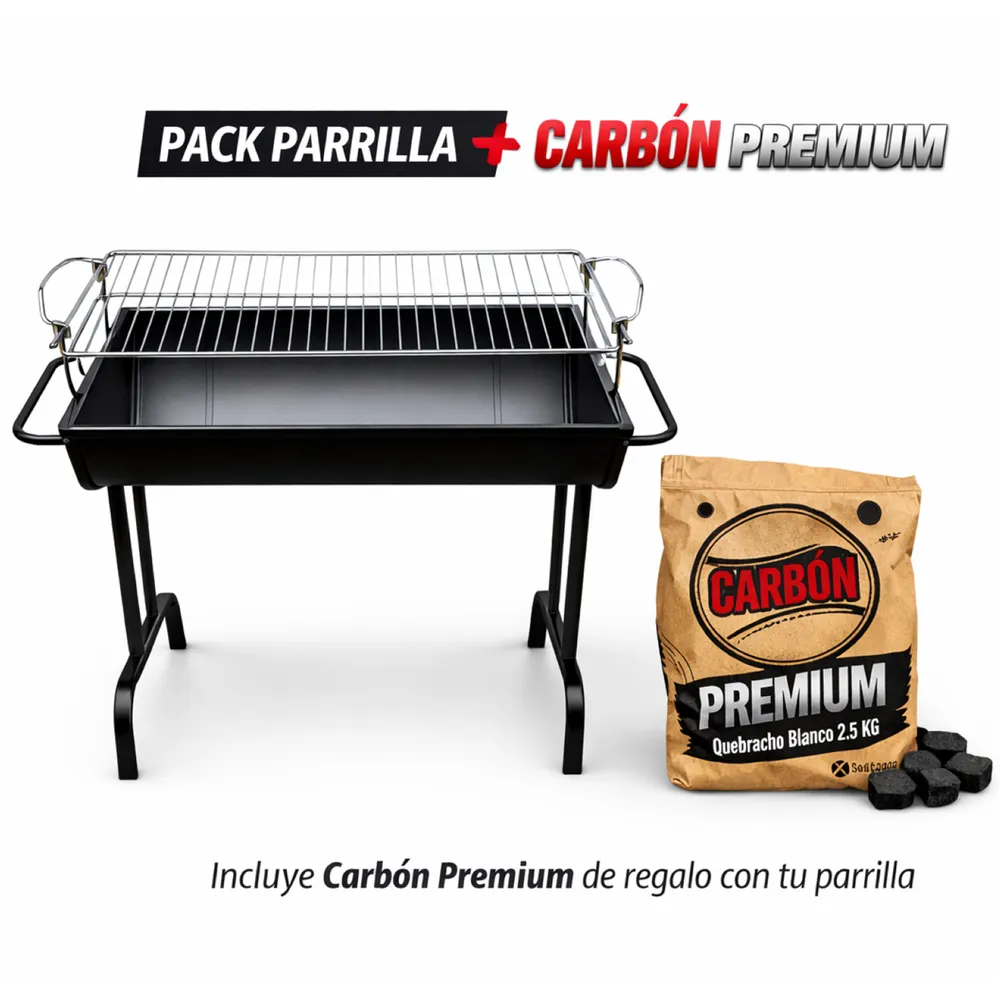 Fogata Parrilla a Carbón Negro, foto 5