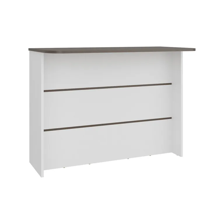 Mueble de cocina barra auxiliar fendi 90x120x60 cm milan y blanco