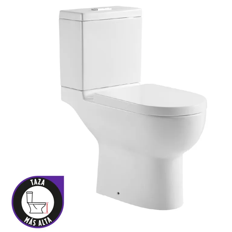 Sanitario Two piece Dual Múltiple 6 Litros PREGO ADA SC BLANCO