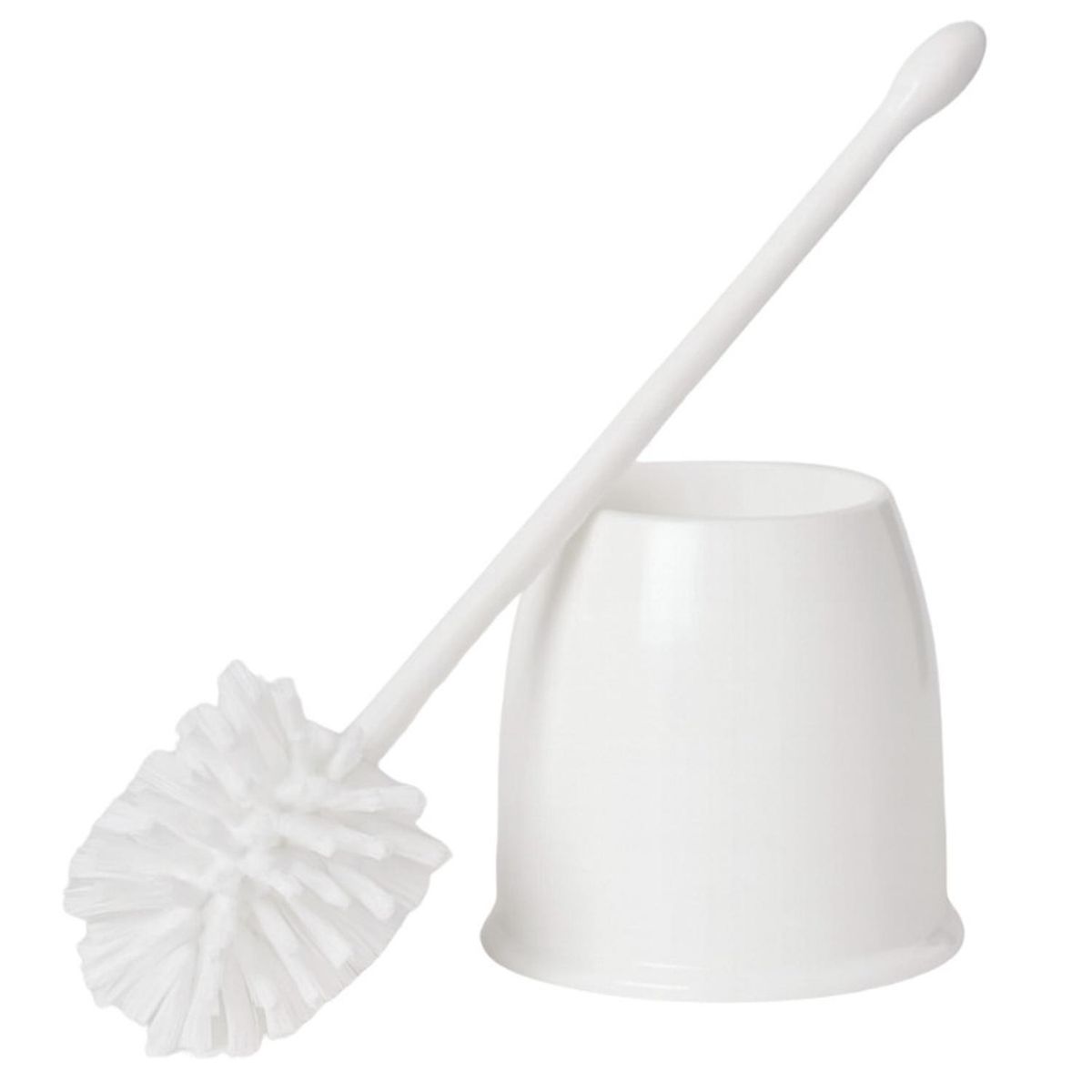 ALL CLEAN - Cepillo sanitario wc con base blanco