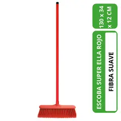 ALL CLEAN - Escoba super ella rojo