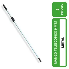 ALL CLEAN - Mango telescópico 9 mts 3pzas