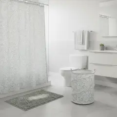 MASHINI - Set Cortina De baño 180x180 cm Beige