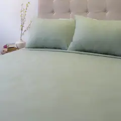 DORAL - Juego de Sabanas Lisas King 200 Hilos Verde