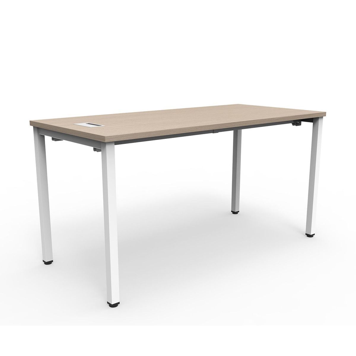 INDUMAC - Escritorio Paris Office Silver Legno/Blanco 150x75x70 cm