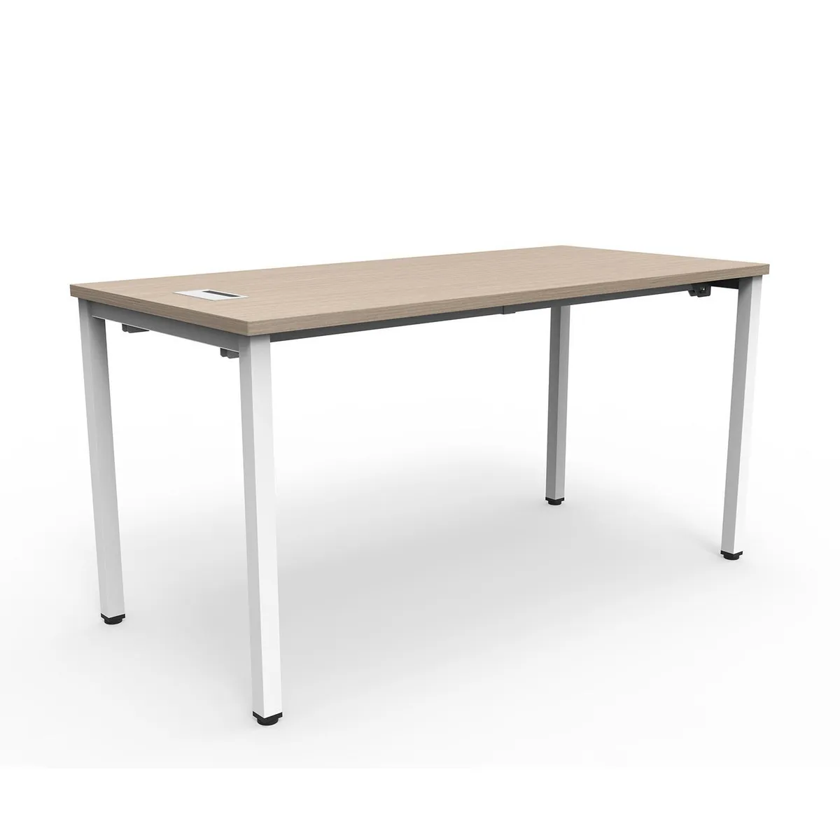 INDUMAC - Escritorio Paris Office Silver Legno/Blanco 150x75x70 cm