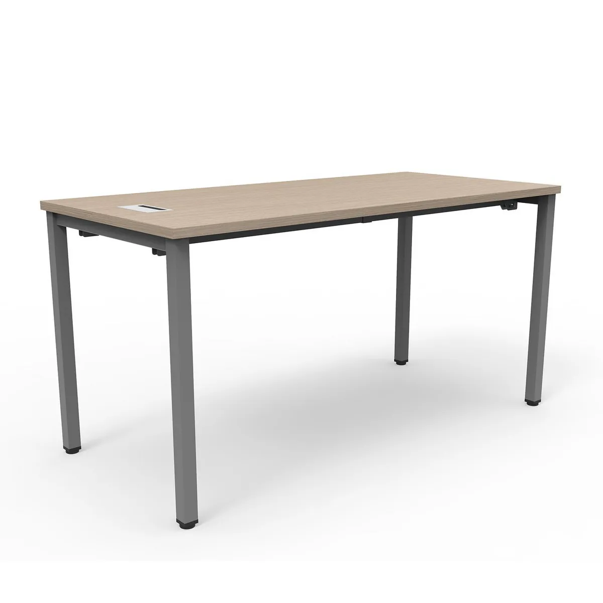 INDUMAC - Escritorio Paris Office Silver Legno/Gris 150x75x70 cm