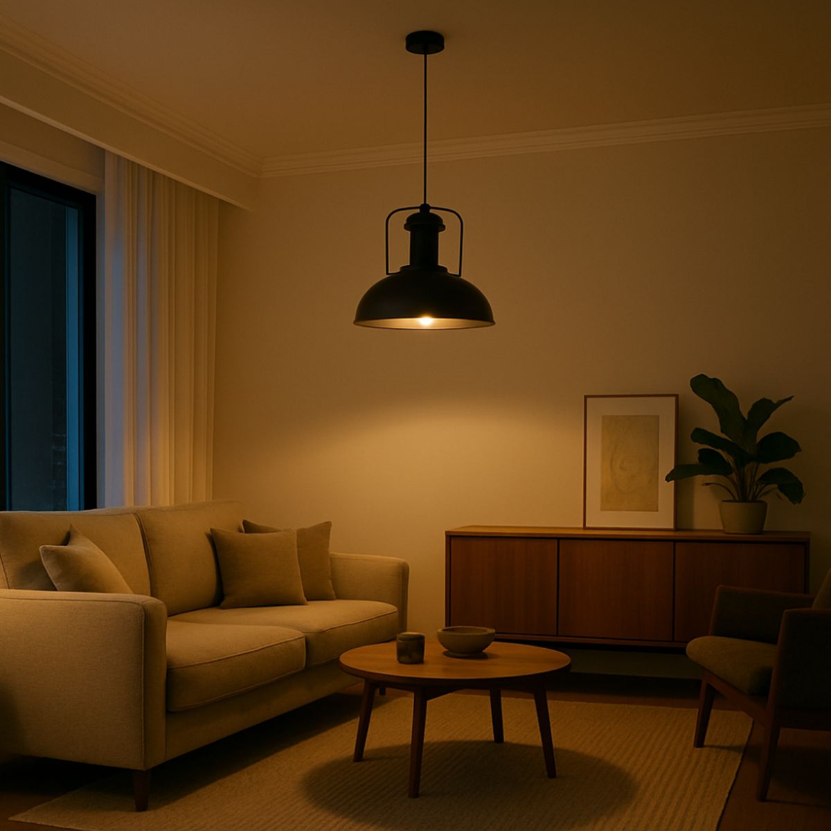 WANT - Lámpara Colgante Atelier Aluminio 