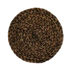 MERIGGI - Individual Redonda 35x35 cm Fibra Negro