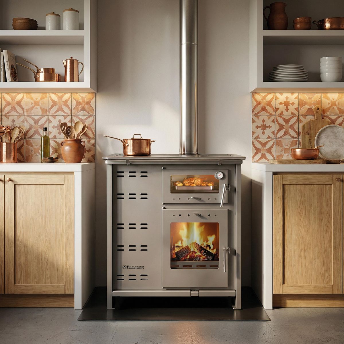 Cocina a Leña 1 Platos Inox PTE1206, marca ALCAZAR - Foto 2