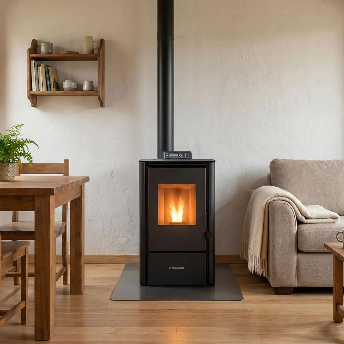 ALCAZAR - Estufa Pellet Yelcho con Wifi