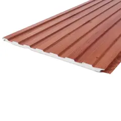 GRUPO CUBICO - Revestimiento de pared Métalico Madera Modelo REM1 8 unid