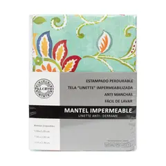 MERIGGI - Mantel Rectangular 155x230 cm Jade Turquesa