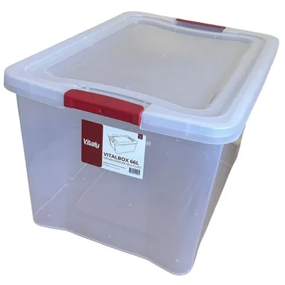 Imagen 2 del producto Caja 42x34.4x60 cm 66 l Rojo