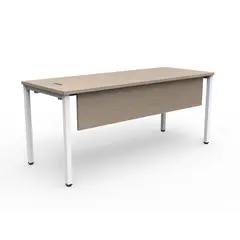 INDUMAC - Escritorio Paris Office Silver Legno/Blanco 180x75x70 cm
