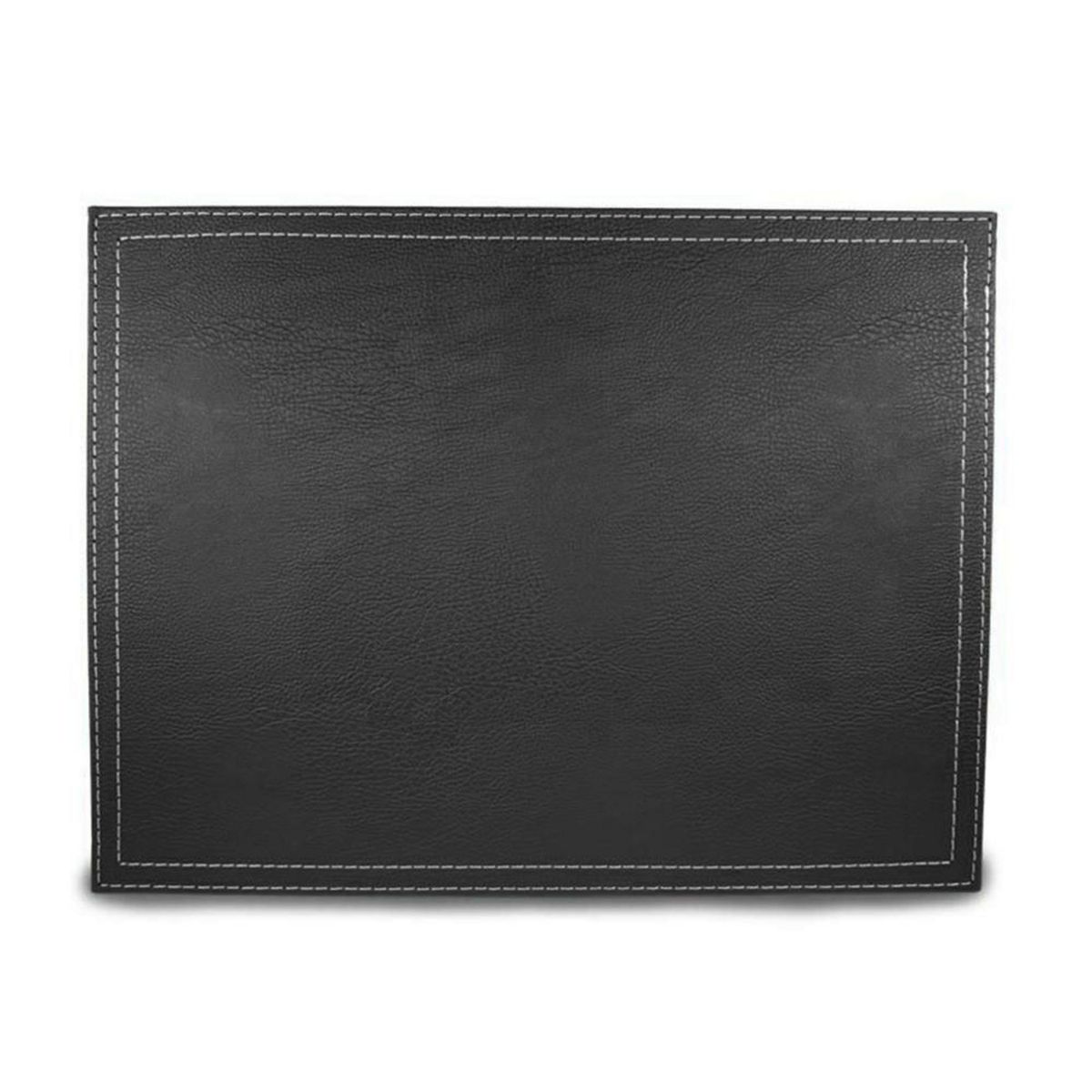 DORAL - Set 4 Individuales Rectangular 32x42 ECOCUERO NEGRO