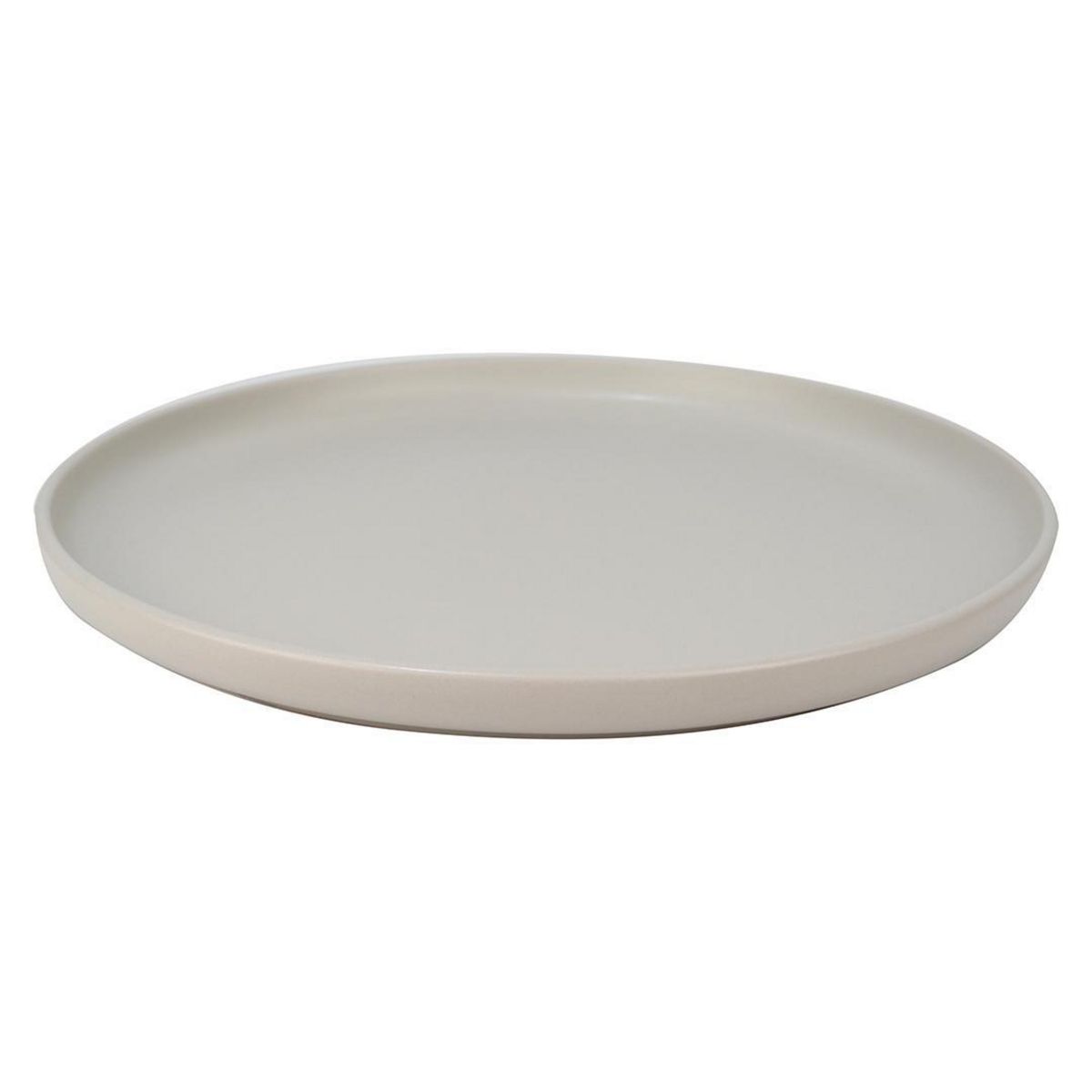 DORAL - Set 4 Platos Base 27 cm Porcelana Beige