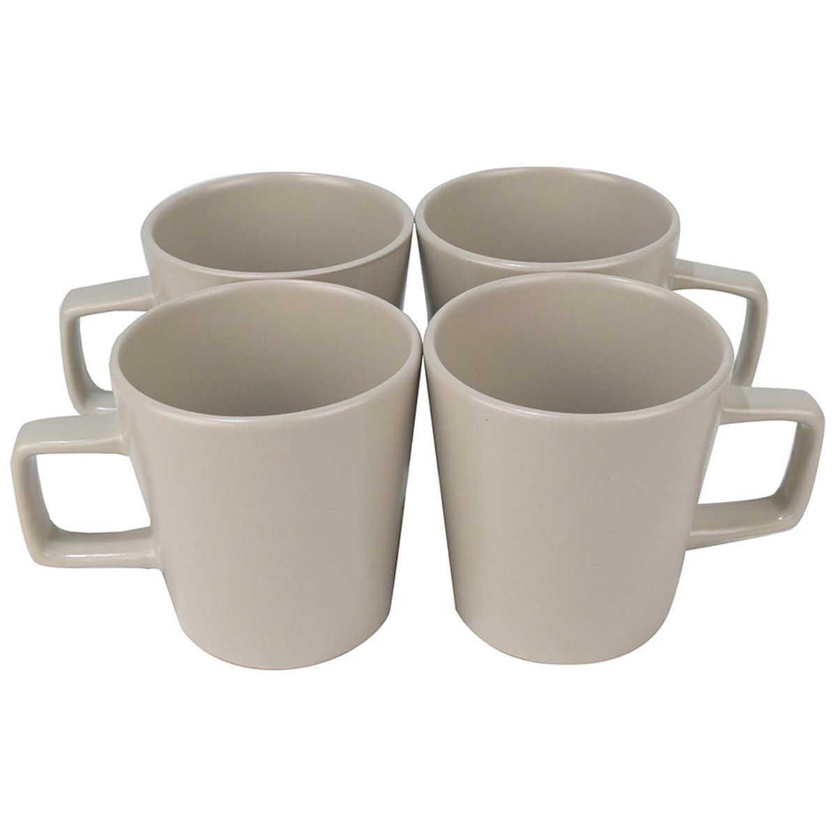 DORAL - Set 4 Mug 250 l Porcelana PORTO SERVO Beige